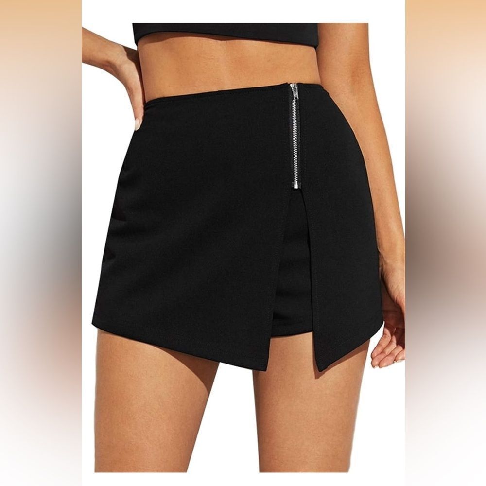 Black Mini Skort